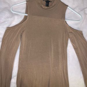 Forever 21 Cut Out Long Sleeve Top